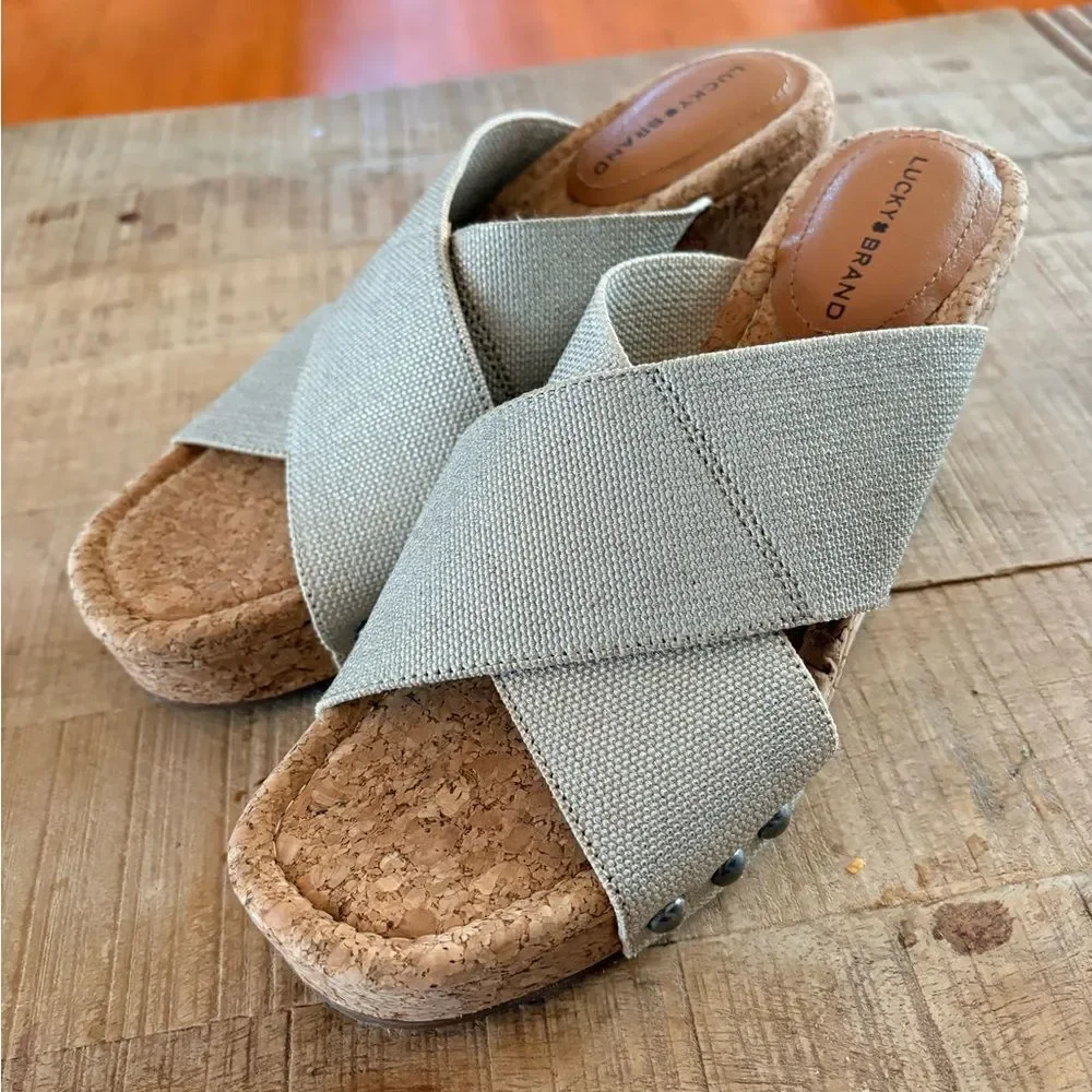 Lucky Brand Valmai Wedge Sandal